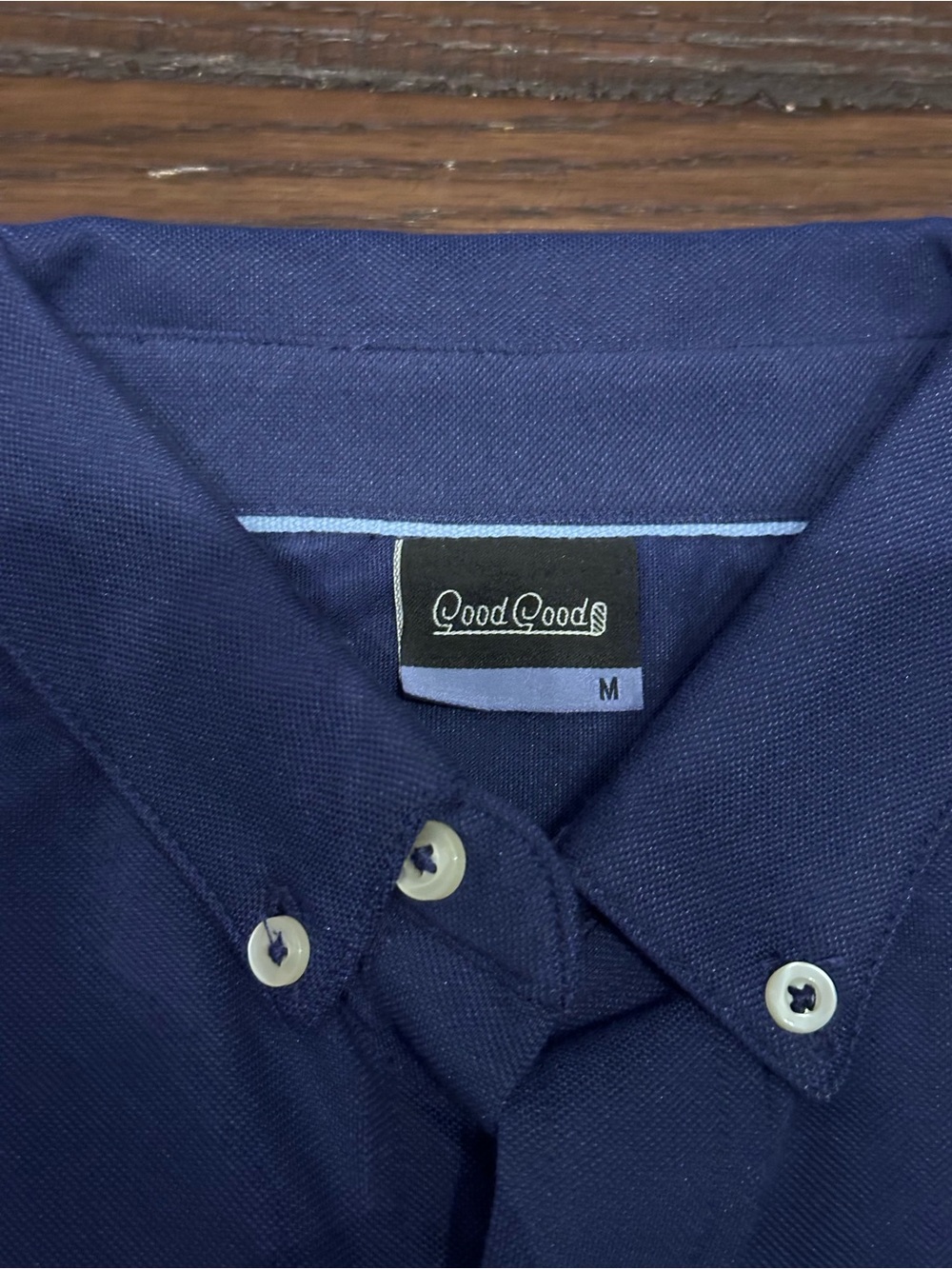 Croft & Barrow Long-Sleeve Button-Down Shirt in Navy - Picture 2 of 6